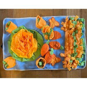 Dog Snuffle Sniff Mat Training Playing Slow Feeding Enrichment Treat Food Toy